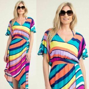 💛❤️Trina Turk Catch ~A~Wave Maxi $172 🧡💙Medium